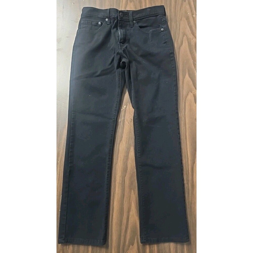 Levi Denizen 216 Jeans Womens Skinny Fit Black Pockets Size 31x30